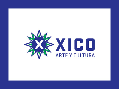 Xico aztec branding logo nonprofit sun