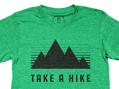 Take a hike cotton bureau hike mountain outdoors shirt sunset