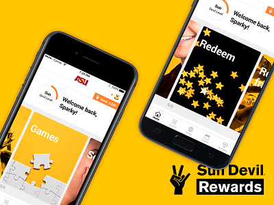 Sun Devil Rewards Redesign app mobile rewards university