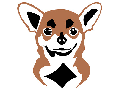 Leo on Dribbble chihuahua dog portrait sketch