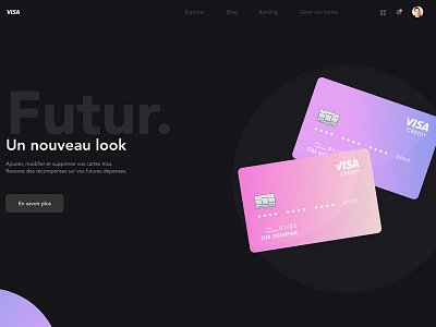 Landing Page nouvelles cartes de crédit