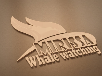 Logo for whale watching company