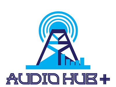 Logo for radio channel branding design graphic design illustration logo vector