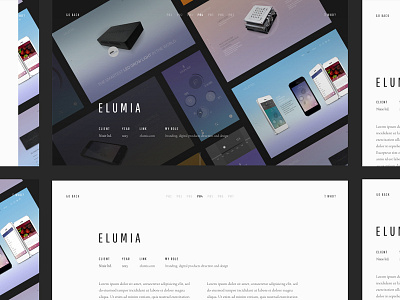 Personal portfolio freelancer homepage interface minimal portfolio showcase simple web design