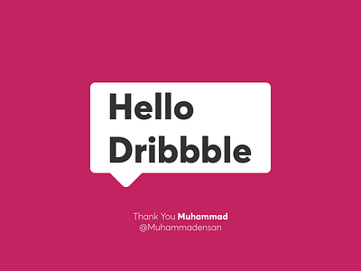 Hello Dribbble dribbble hello hello dribbble