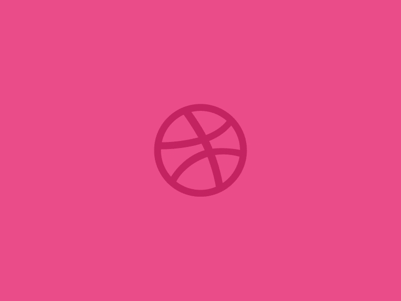 Hello Dribbble ! animation ball basket boat debut dribbble first hello line pink shot wave