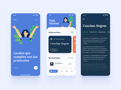 App concept - Vida Marina