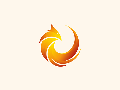 Phoenix bird branding design fire flame graphic design icon illustration logo modern ui ux vector