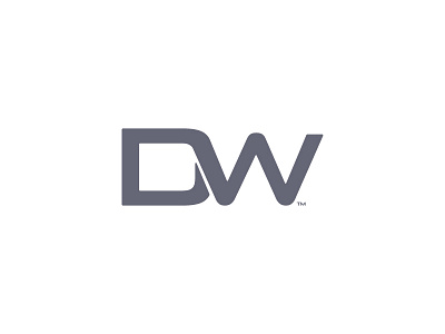 DW gray icon logo