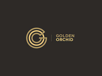 GO - Golden Orchid brandmark icon logo