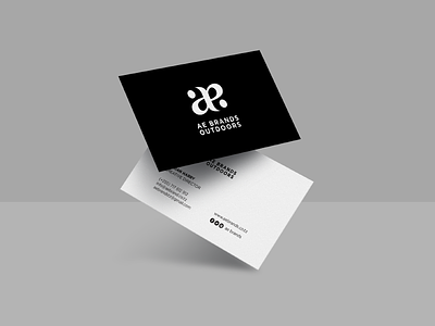 AE Brands Business card blackwhite branding businesscard