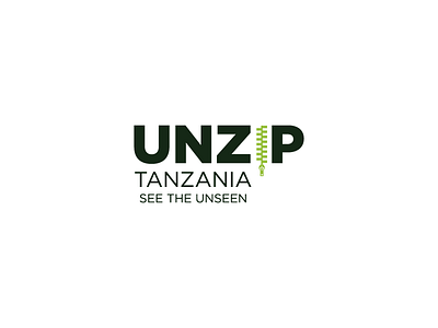 Unzip Tanzania Logo branding logo t shirt