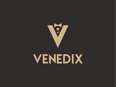 Venedix logo branding logo suits