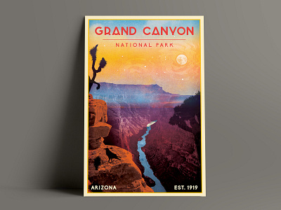 National Park Poster Series adobeillustator design flyer illustration ipad pro nationalpark poster procreate usa vintage