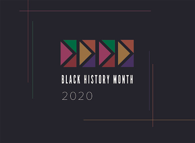 Black History Month 2020 black history month design minimal visual design women in science