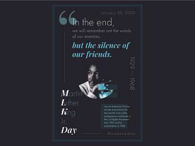 Martin Luther King, Jr. Day 2020