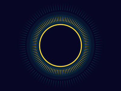 Lunar Eclipse 2017 eclipse lunar minimal minimalism space sun visual design