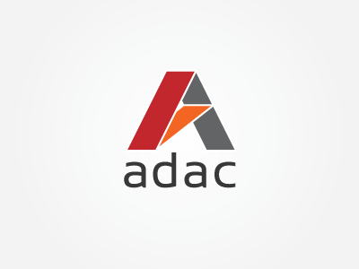 Adac branding geometric logo logotype
