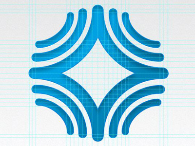 Maestro blue branding grid icon logo