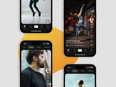 TikTok Redesign - Concept app mobile redesign ui ux