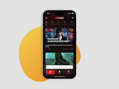 YouTube App Redesign - Concept app mobile redesign ui ux