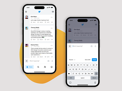 Twitter App Redesign - Concept app design mobile redesign ui ux