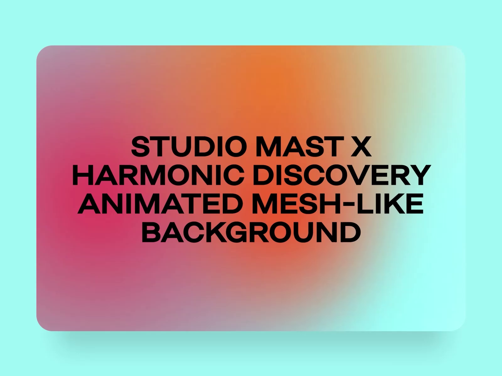 flow dynamic gradient background by Simona Pralea for Bookmark on