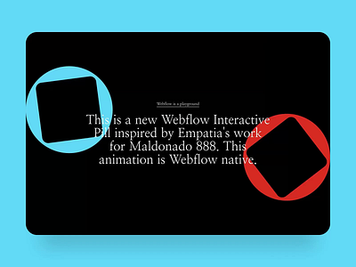 Webflow animated graphic elements animation colorful design dynamic micro site ui web webflow