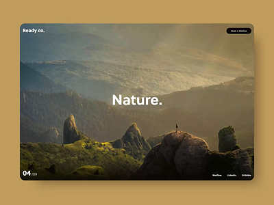 Depth of field parallax animation design interaction parallax parallax effect photography scroll scroll animation ui web webflow