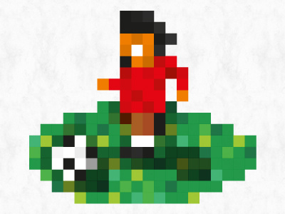 Pixel Soccer illustrator pixel sensible soccer vector