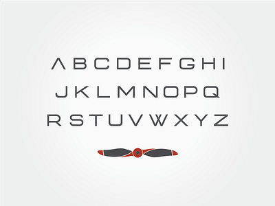Aviation: Custom typeface branding design font type design typeface typographic typography