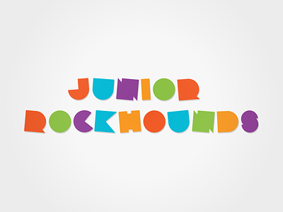 Junior Rockhounds branding font children font geometric kids typeface typography