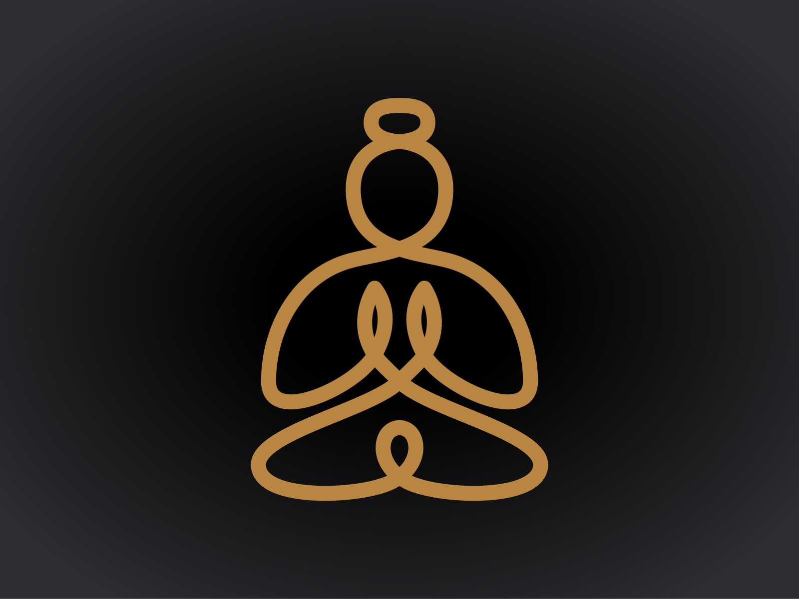 Buddha line drawing by Liz Hixon on Dribbble