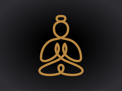 Buddha line drawing buddha continuous line icon line line drawing logo