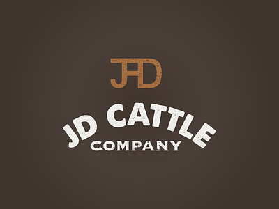 JD Cattle Company logo concept agriculture beef brand cattle cattle brand logo meat