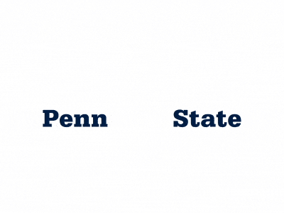 Penn State - 01 animation college kinetic typography mgfx simple smooth type typography