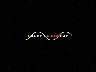 Labor Day 2018 adobe after effects holiday labor day mgfx motion simple type wave