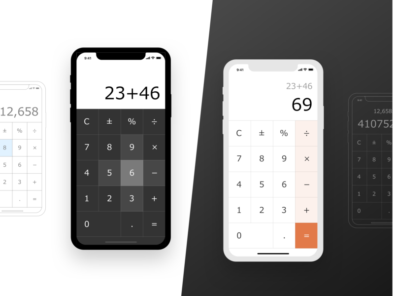 Ui 30. Iphone calculator. Калькулятор айфон. Калькулятор на телефоне. Калькулятор в смартфоне.