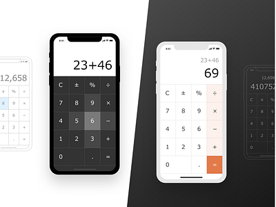 Calculator 30 days design ui