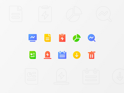 Icon Set 30 days design ui