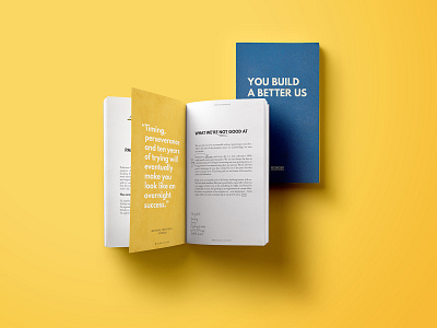 You Build Handbook book brand design design layoutdesign print design typography