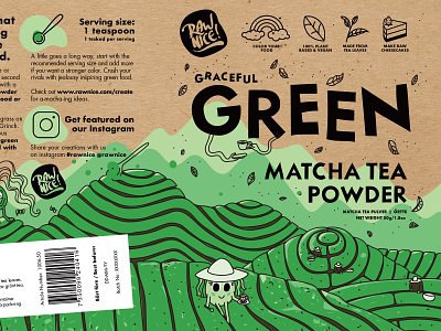 Graceful Green Matcha Packaging