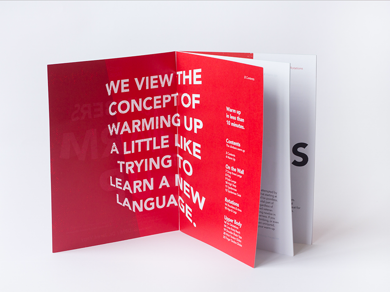 Stretch More/Warm Up warm up stretch more anamorphic print design typography design