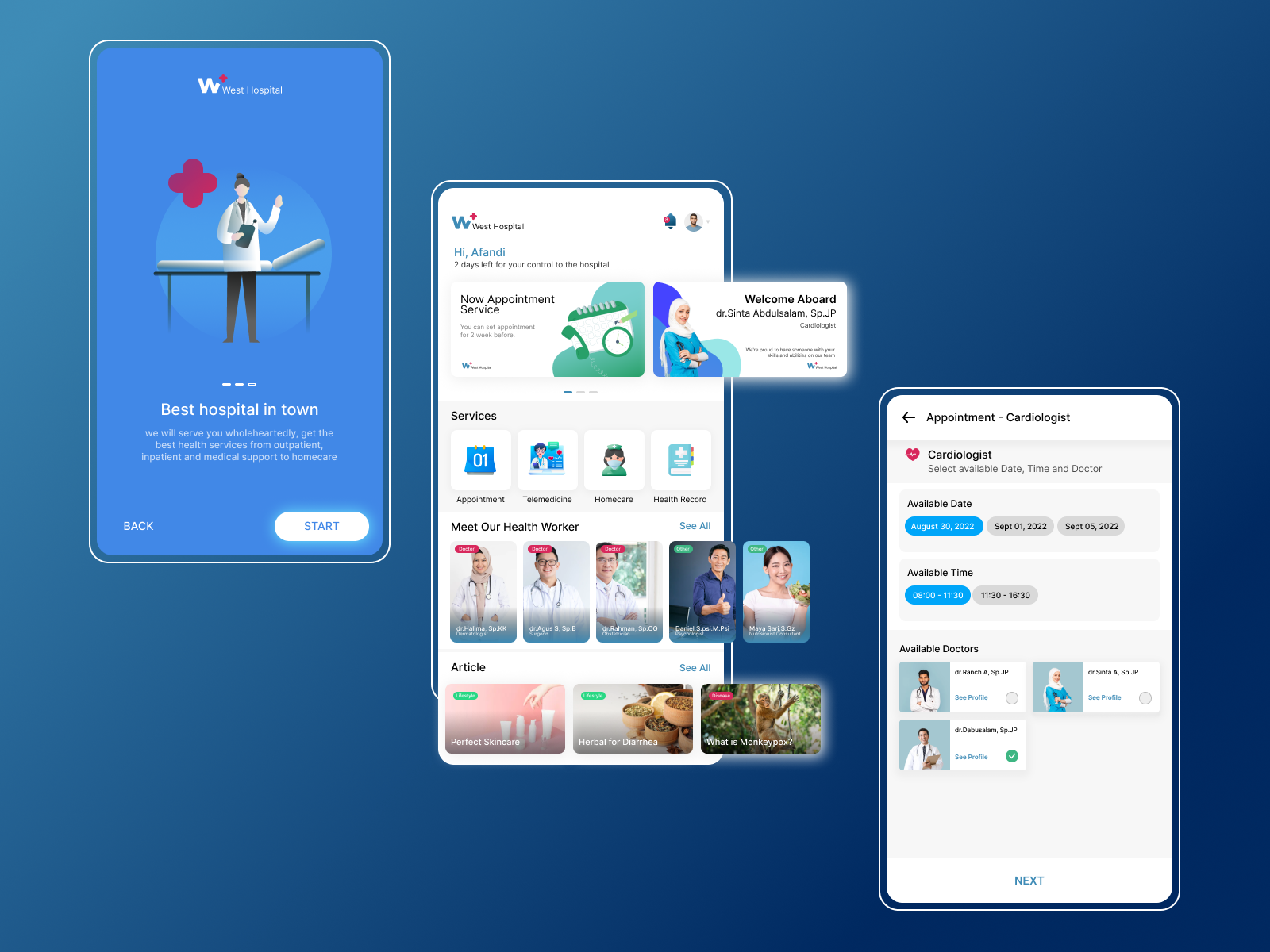 Hospital Portal Apps | Healthcare Provider Apps by Afandi S Apriliyan ...