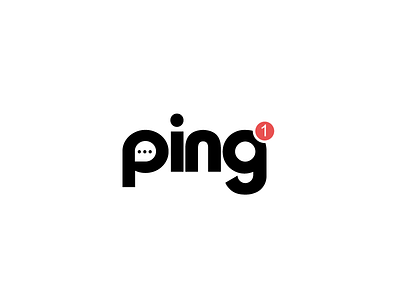 'Ping' Logo adobe illustrator adobe photoshop branding design graphic graphic design illustration logo logo design thirty logos