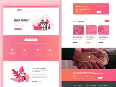 Accounting Landing Page Design