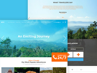 Travel Website Design