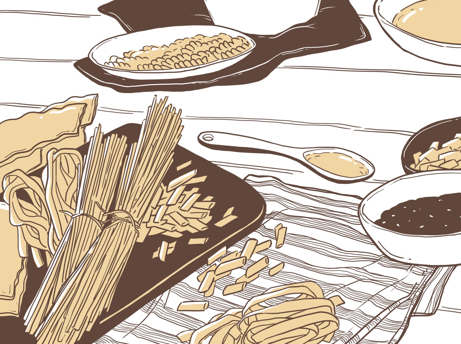 All about Pasta Catalog by Thu Tran on Dribbble