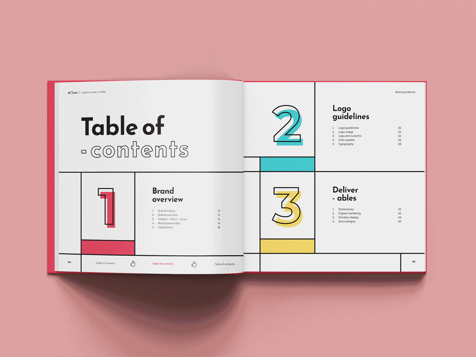 di'Zain | Branding booklet brand brand guidelines brand identity branding design editorial editorial design graphic design illustration indesign layout logo logo design