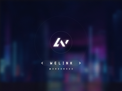 Welink City graphic design logo ui